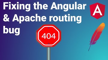 How to fix the routing bug for Angular and Apache2