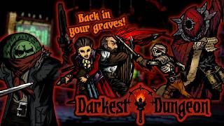 Fighting Our First BOSS, An Unholy HORROR In Modded Darkest Dungeon!