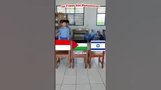 Indonesia, Palestina, atau IsraelāKelas 4 #shorts
