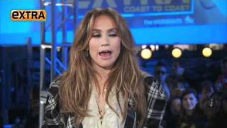Jennifer Lopez Interviewed By Mario Lopez of Extra  "The Grove" 03-03-11