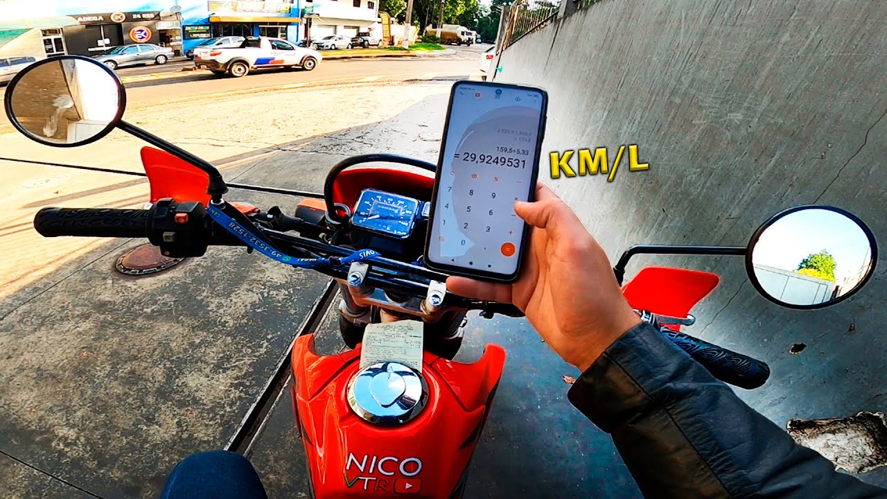 CONSUMO DA XR 200R ANDANDO MODO ECONÔMICO *mão de moça*