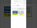 Questão de porcentagem de lucro sobre o preço de venda no Excel