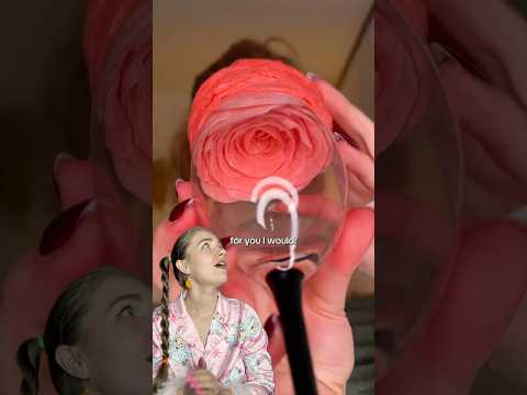 rose 🌹 made of cotton pads #rose #diy #lifehack #hacks