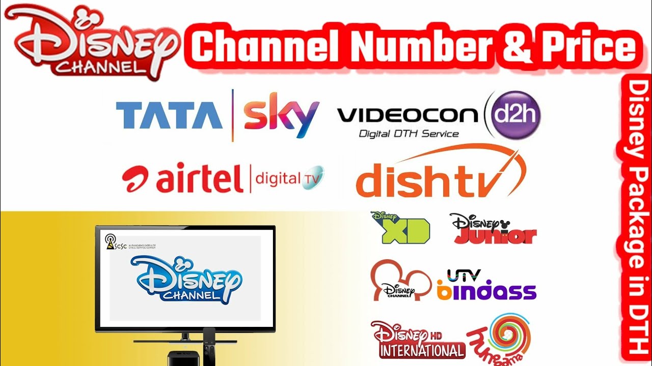 Disney Package Tata Sky, Dish TV, Airtel DTH, Sun Direct Disney