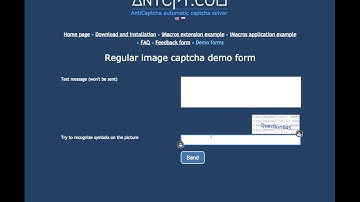 Regular image captcha solving example