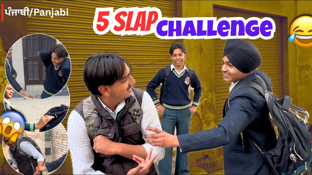 5 Slap Challenge: School Edition! 😂 (Wait for the end) - YouTube