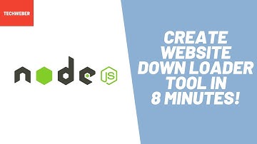 Learn how to create Website Down-loader using Node JS (in 8 minutes)