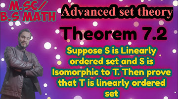 Set Theory/Let S is linearly ordered and S is isomorphic to T.Then prove that T is linearly ordered.
