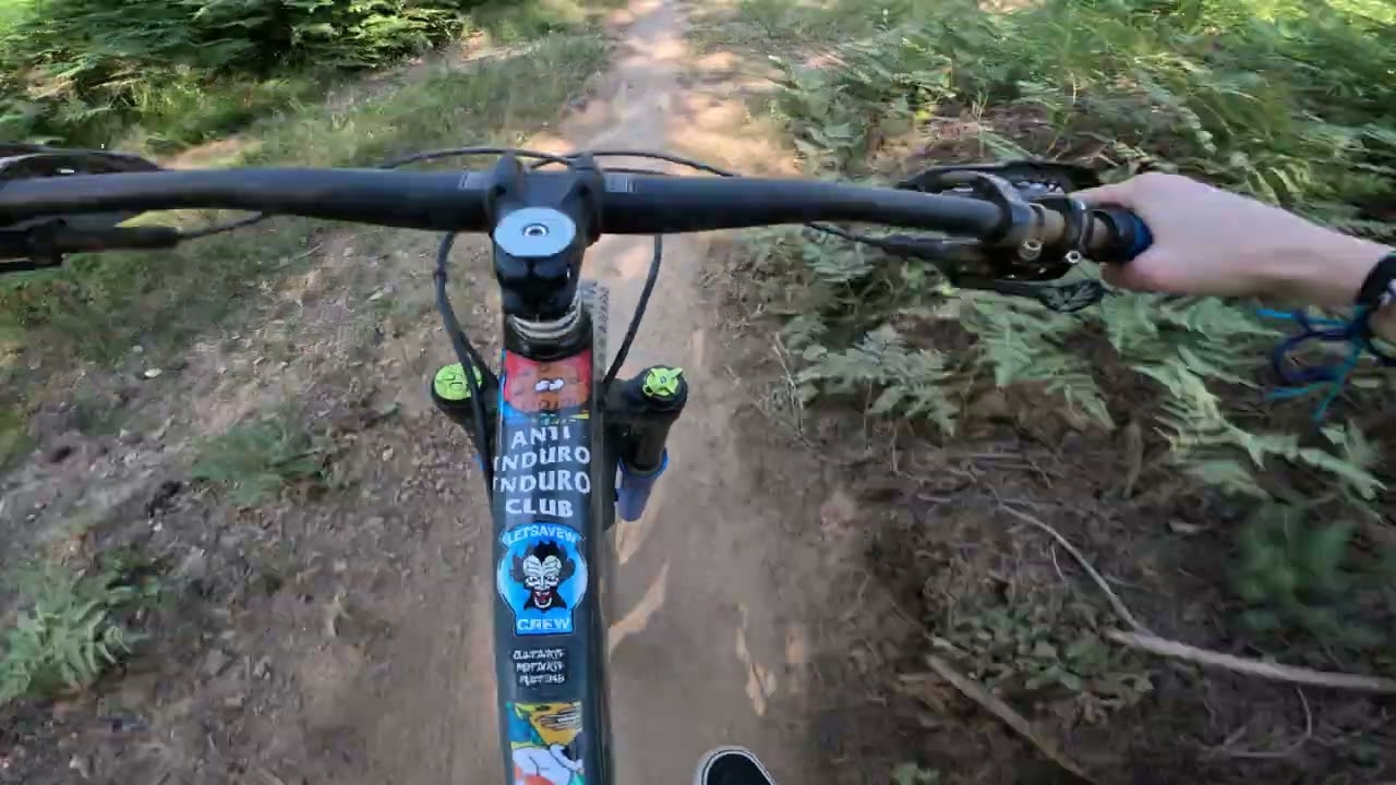 CHAINLESS (broken sprocket) MTB downhill 