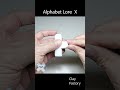 X | Alphabet Lore make clay #shorts #alphabetlore