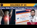 Dolonex dt 20 mg tablet uses in hindi | piroxicam dispersible tablets | uses, side effects
