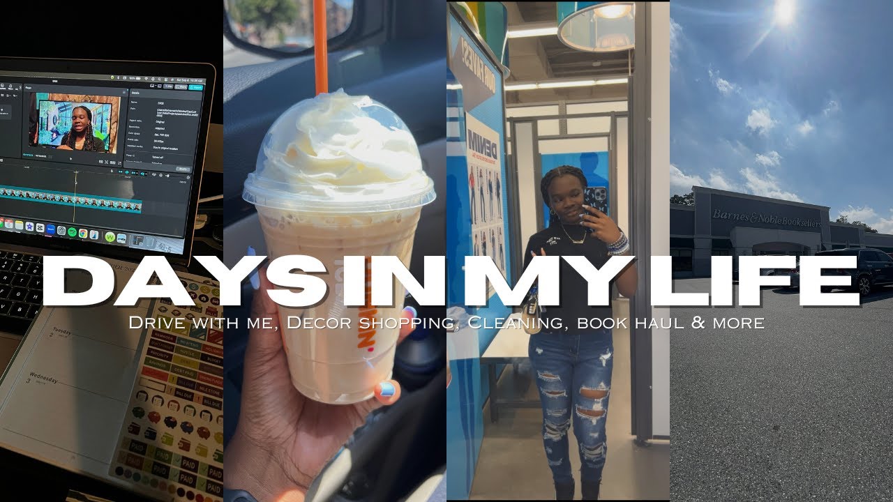 DAYS IN MY LIFE vlog | Drive with me, decor shopping, cleaning, book haul & more