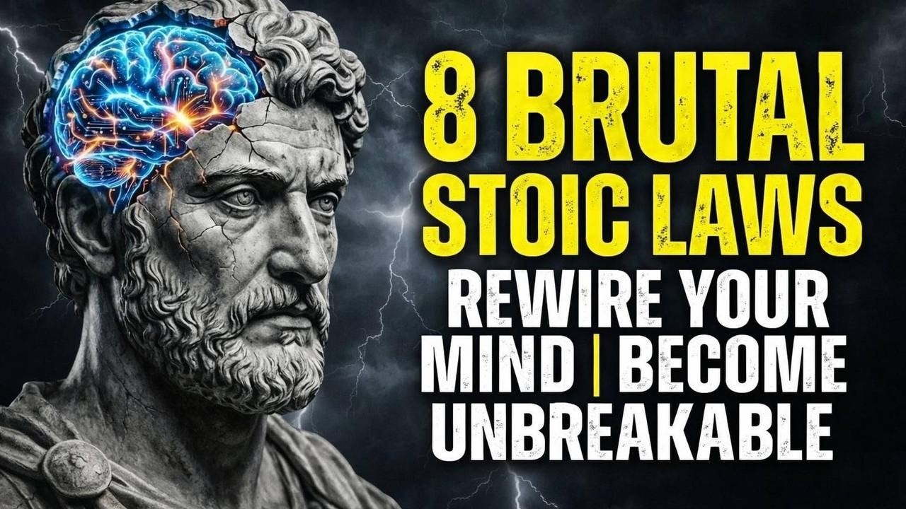 8 Brutal Stoic Laws That'll Rewire Your Mind - BECOME MENTALLY UNBREAKABLE |STOICISM