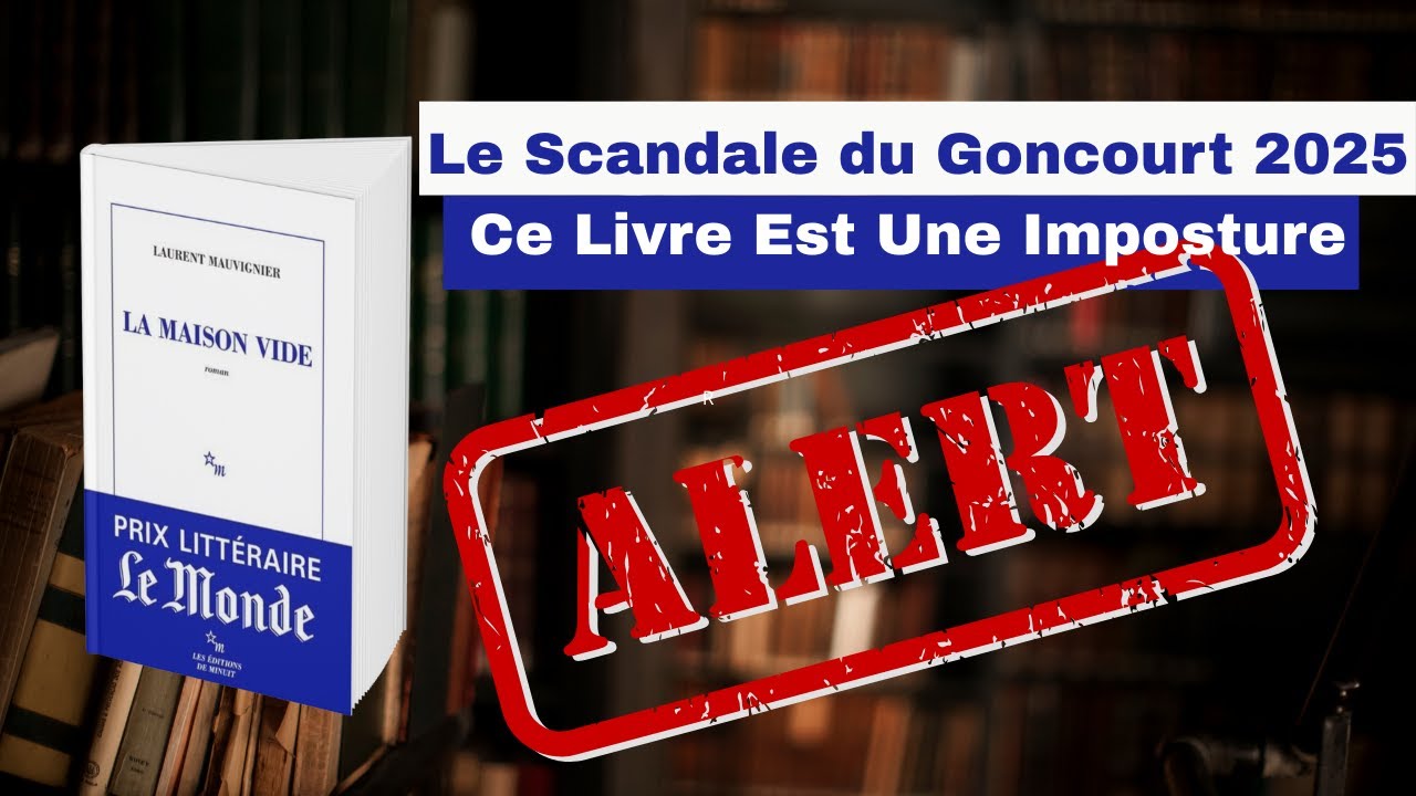 Le Scandale du Goncourt 2025 Ce Livre Est Une Imposture
