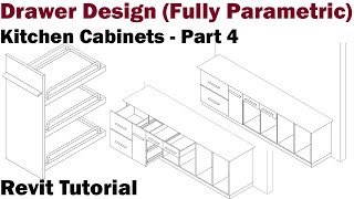 Revit Tutorial - Kitchen Cabinet - Part 4 (Drawer Design) Net Worth