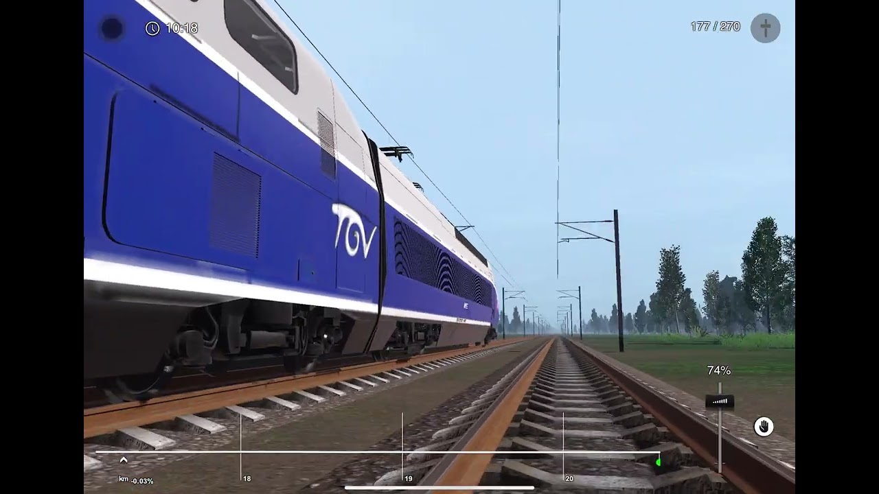 TGV Taking Passengers to the Airport ✈️ 