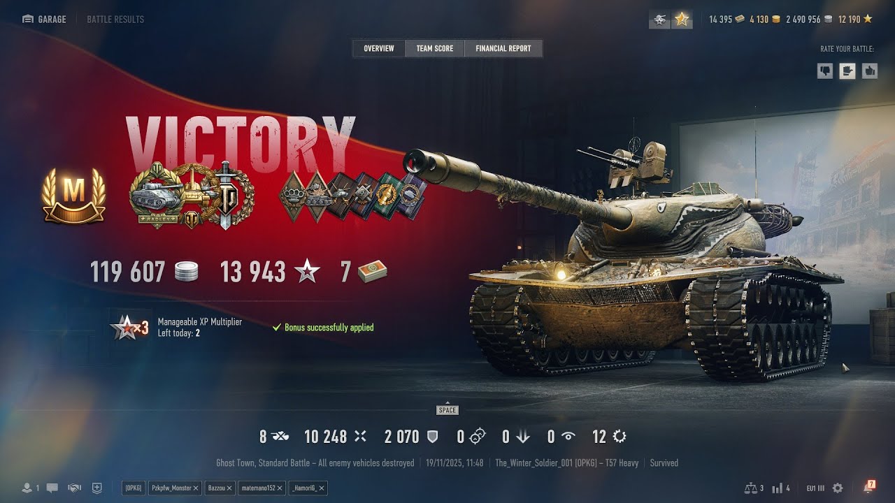 T57 Heavy 10k damage and Ace Tanker