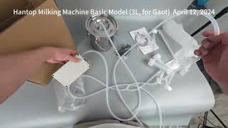 Hantop Milking Machine Basic Model 3L for Goat