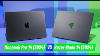 Razer Blade 14 vs MacBook Pro 14 (2024): Poor Apple!!?