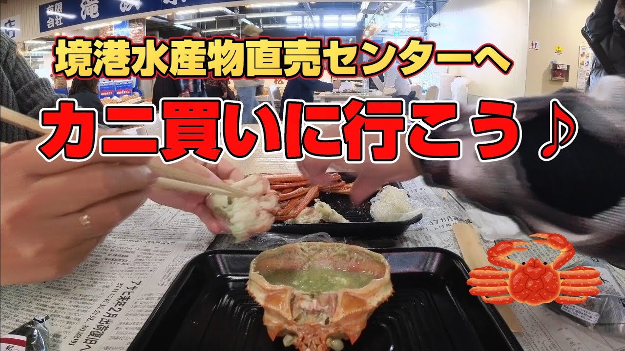 カニ買いに行こう♪【境港水産物直売センター】