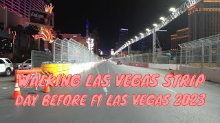 What the Strip Looks Like a Day Before The F1 Las Vegas Grand Prix Starts