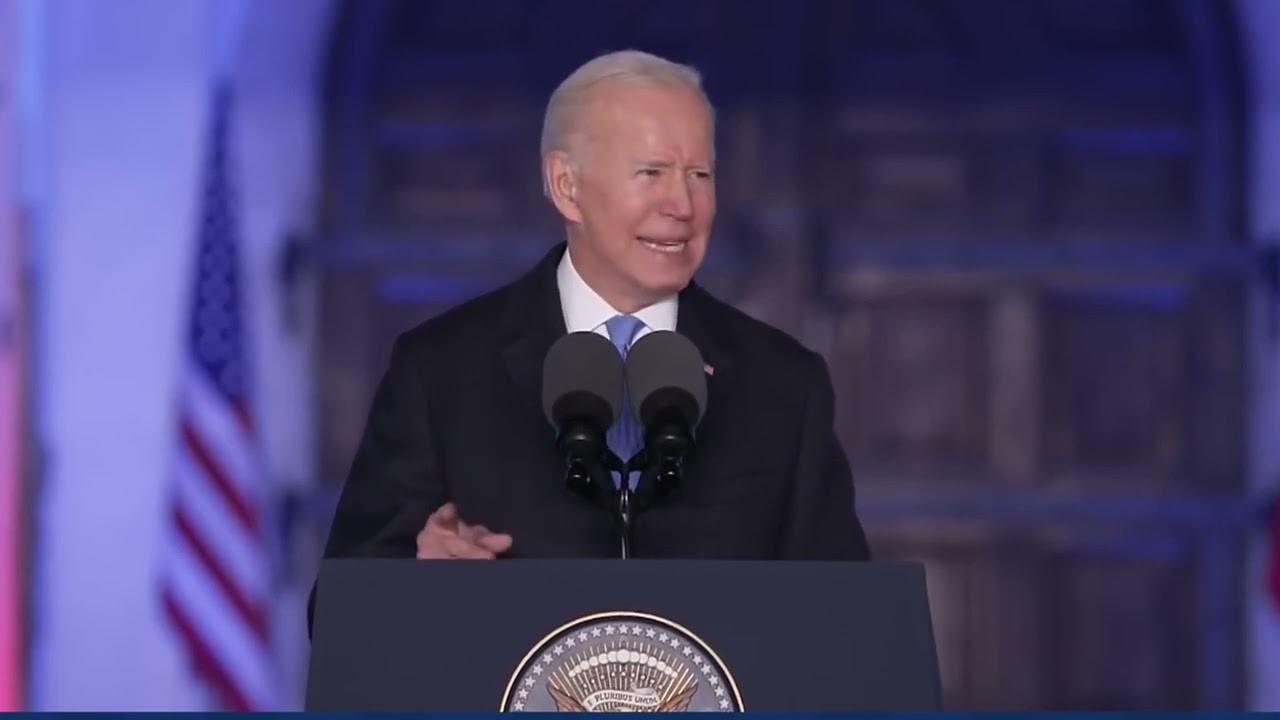 Speech: Joe Biden Delivers an Address in Support of Ukraine in Warsaw - March 26, 2022