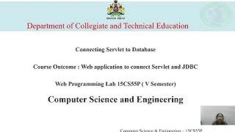 CSE 15CS55P P13 Video
