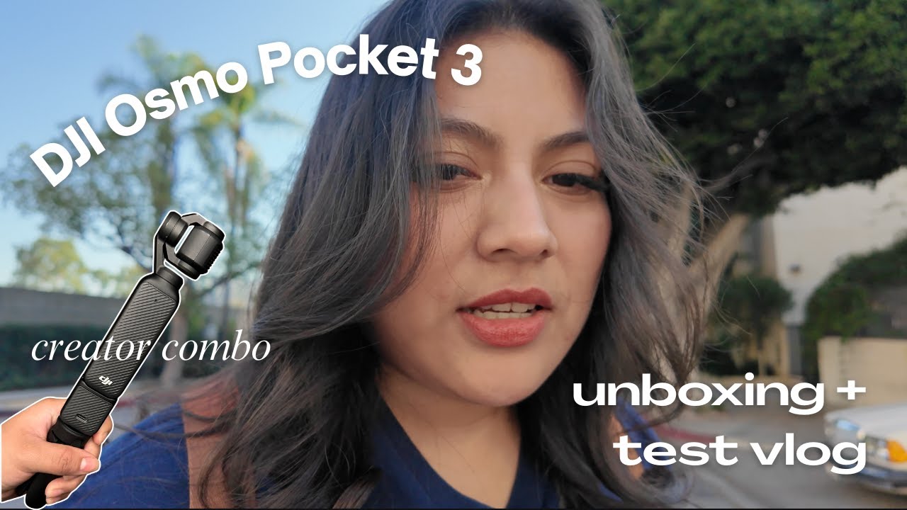DJI Osmo Pocket 3 Unboxing + vlogging in Los Angeles