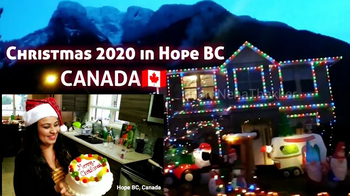 #Christmas2020 in Canada | Hope BC, Canada Drive t...