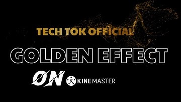 Golden Particles Intro In Kinemaster | Kinemaster Intro Tutorials