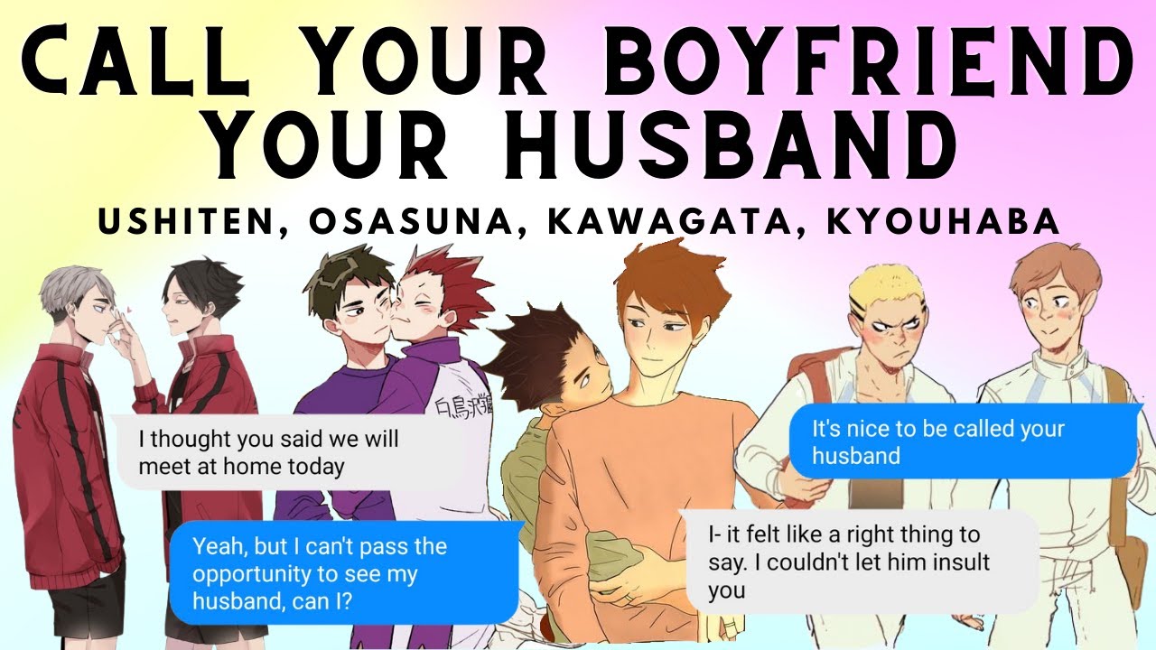 Call Your Boyfriend 'Husband' In Public | Challenge (part 3/3) | Haikyuu Texts [Revoiced]