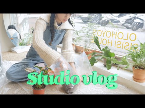 세상에서 가장 내향적인 한달차 사장 브이로그 (feat. 르주르)