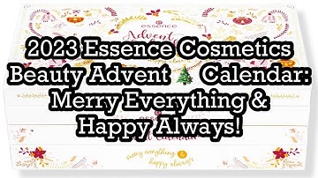2023 Essence Cosmetics Beauty Advent 🎄Calendar: Merry Everything & Happy Always! | BeautyAmaB