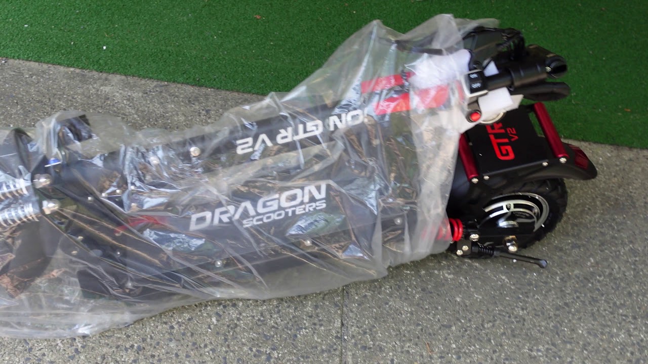 Dragon GTR V2 Electric Scooter UNBOXING (Sony ZV-1) 