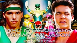 Is Jason the Red Ranger stronger than Tommy Oliver