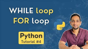 WHILE loop and FOR loop in Python | LOOP statements in Python | Python Tutorial for Beginners #4