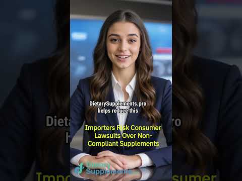Dietary Supplements - Importers Risk Consumer Lawsuits Over Non-Compliant Supplements