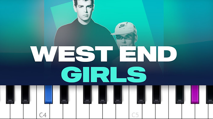 West End Girls Piano version - Piano performance video thumbnail