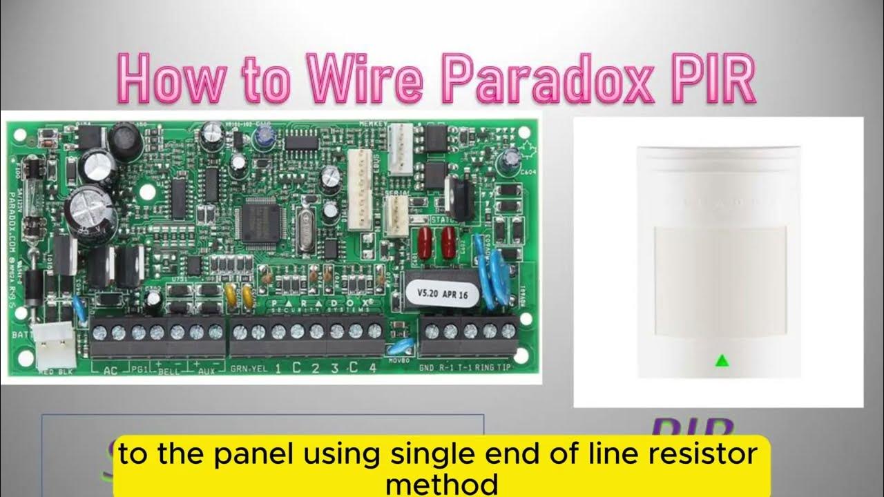 Complete Wiring Guide for Paradox Home Security Alarm Panel - YouTube