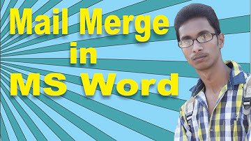 Mail Merge in MS Word Step By Step in Hindi|ms word mail merge Hindi