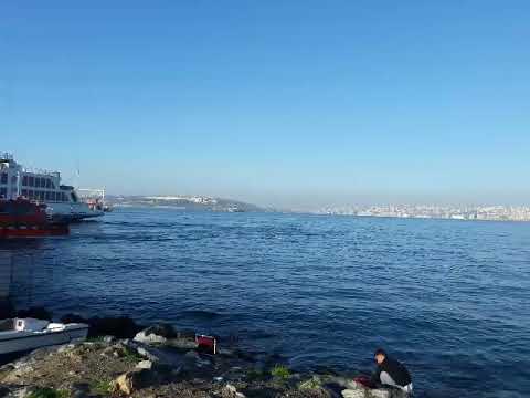 Istanbul haremden sabah deniz manzarasi