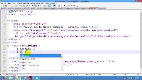 Vue 2.0 Hello World | Hello World in Vue.js | Helloworld tutorial with VueJS