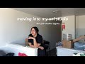 Moving into my university studio  uni room tour