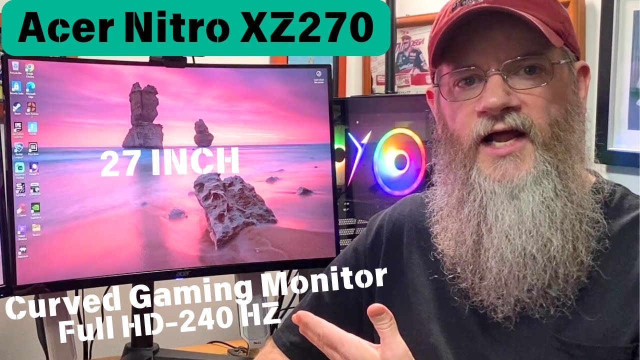Acer Nitro XZ270 Curved Gaming 240HZ Monitor Unboxing/Review - YouTube