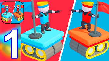 Army Platform: Battle Arena - Gameplay Walkthrough Part 1 Raft Army Commander levels 1-15 (Android)