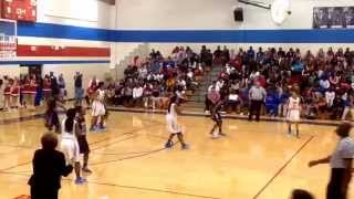 Jailin Cherry draws a foul...