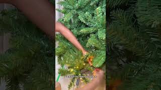 How to Put Lights on Your Christmas Tree #christmas #lights