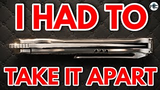 Something Didn't Feel Right… I Had To Take It Apart