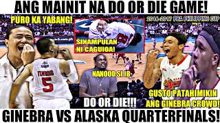 ANG MAINIT NA DO OR DIE QUARTERFINALS! | Ginebra vs Alaska | 2016-2017 PBA Philippine Cup