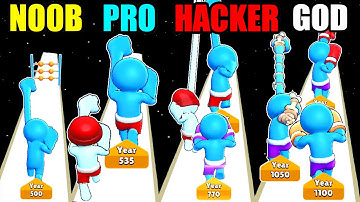 NOOB vs PRO vs HACKER vs GOD Punch Machine